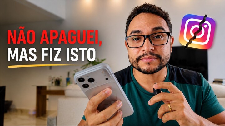 O instagram estava acabando com minha produtividade... Até que eu fiz isto!