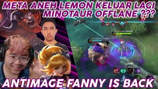 @RRQ Lemon PAKE MINOTAUR OFFLANE EMG ALIEN BERBEDA - ANTIMAGE FANNY X LEMON MINO AUTO WIN !!!