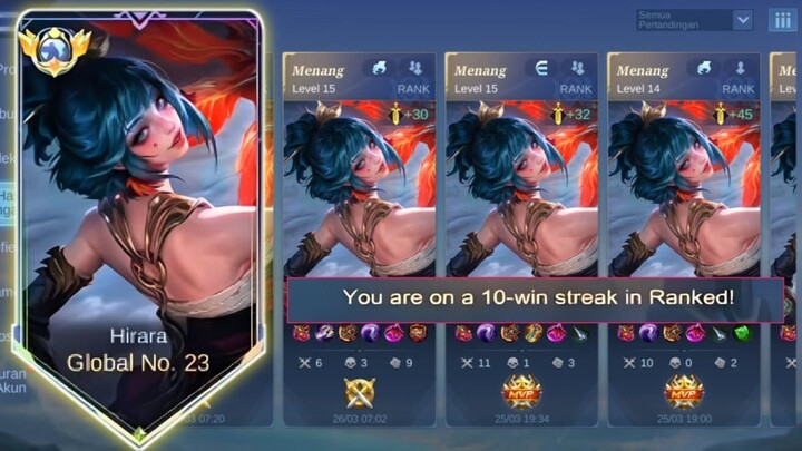 TUTORIAL WINSTREAK PAKE HIRARA 😋