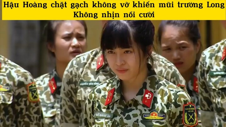 Hậu hoàng đập gạch khiến mũi trưởng Long không nhịn nổi cười#giaitri#gameshow#tt