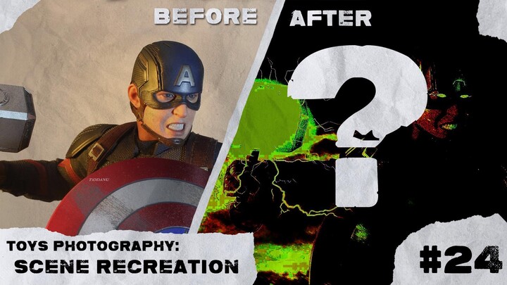 Toys Photography Scene Recreation #24 Captain America Avengers Endgame