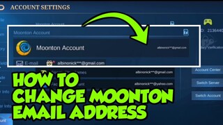 How to change moonton email address | Latest Tutorial Dec. 2020