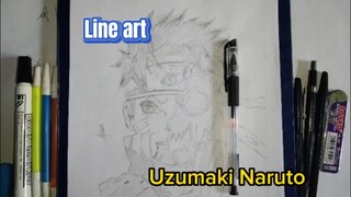 Time Line. line art |Naruto Uzumaki