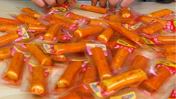 #Yanzhipuzi Crab Sticks: How are these crab sticks made with real crab meat and deep-sea fish? #Esse