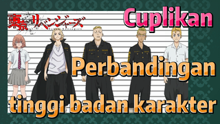 [Tokyo Revengers] Cuplikan | Perbandingan tinggi badan karakter