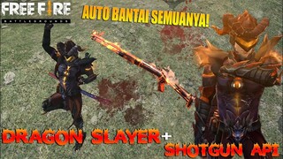 PAKAI BUNDLE DRAGON SLAYER ELITE PASS - LANGSUNG JAGO PAKAI SHOTGUN BANTAI SEMUANYA! FREE FIRE