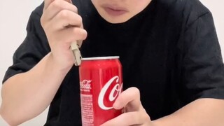 趣味实验，解压视频。可乐罐。