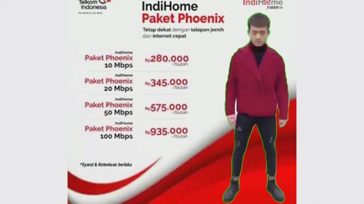 A swinging guy working at an Indonesian broadband company