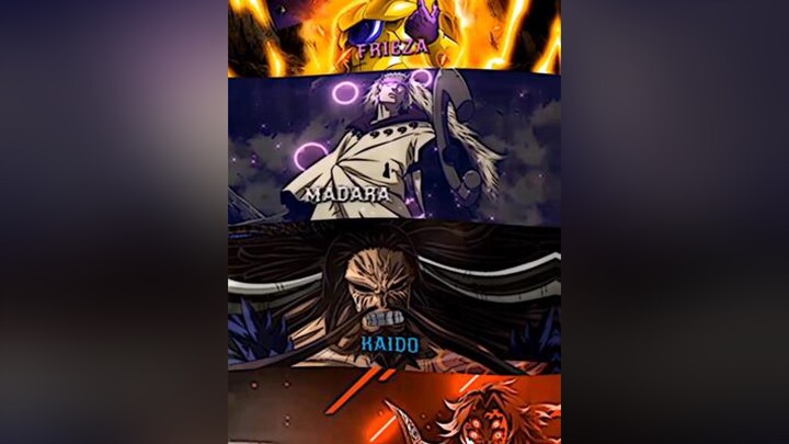 ad Phản diện hay nhất 💥manji_amv clan_aksk ❄star_sky❄ decade_team🔥 🌟tarek_group🌟 foryou anime frieza madara kaido kokushibou