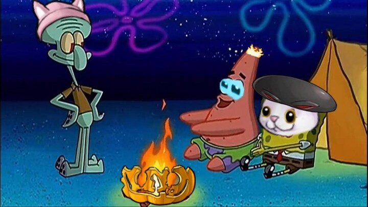 Open SpongeBob with PVZ Sound Effects – [Three Idiots Camping]