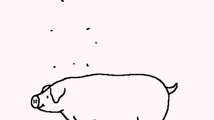 The musical piggy I made before. It's time to re-release it now.