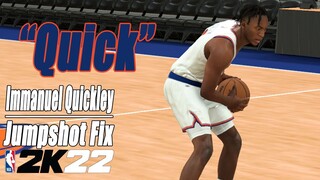 Immanuel Quickley Jumpshot Fix NBA2K22