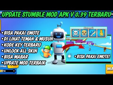 UPDATE ❗ Stumble Guys Mod Apk 2022 V.0.39 Menu VIP,Kode Key Terbaru,Bisa Pakai Emote,Bisa Di Lihat