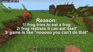 what if frogs eats everything even players