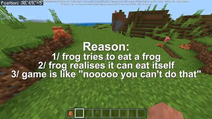 what if frogs eats everything even players