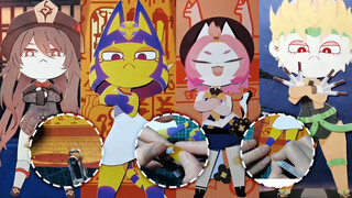 [Handicraft] Paper Craft Figure - Movable Ankha