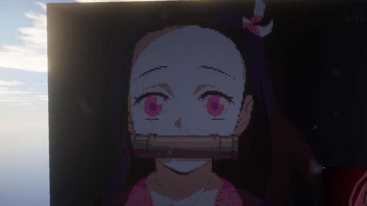 Making the opening theme of Demon Slayer in Minecraft