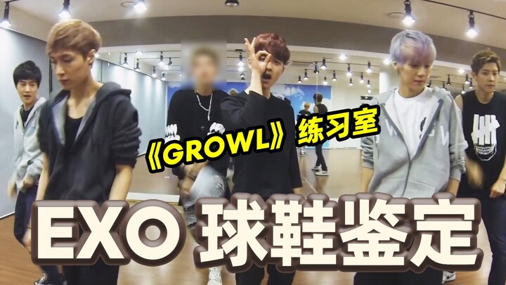 看看EXO在《GROWL》练习室里穿了什么鞋？