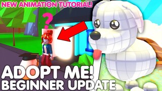 🤫NEW BEGINNER ANIMATION TUTORIAL UPDATE!😱NEW PRACTICE DOG RELEASED! (SECRET UPDATE) ROBLOX