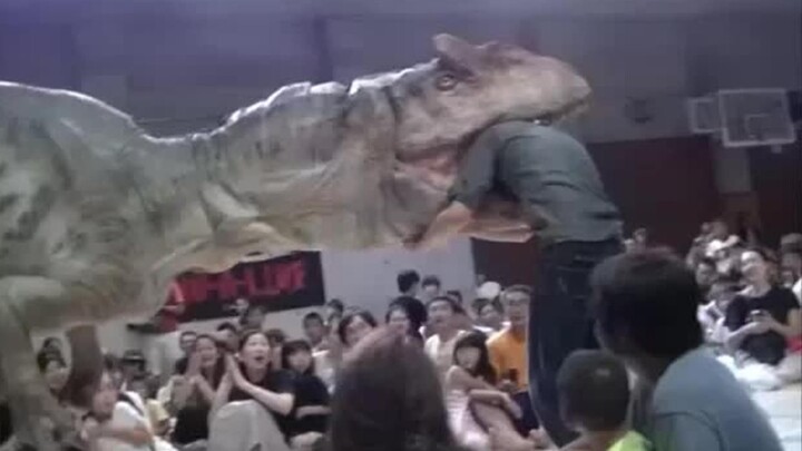 日本恐龙体验馆，现场看很有意思，吓哭了不少小孩儿