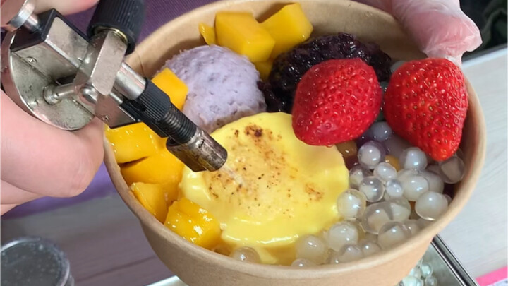 Bát bánh flan khoai môn‼️ Đầy ắp nguyên liệu, nhiều đến mức không dám tưởng tượng ngon cỡ nào!