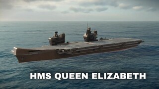 Modern Warships: HMS QUEEN ELIZABETH loaded with F-14 TOMCAT