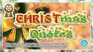 CHRISTmas Quotes