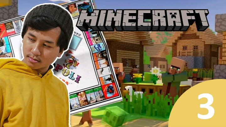 MONOPOLI DESA SEBLAH Minecraft Survival the series #3