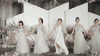 专业舞蹈老师做伴娘还是第一次见到哦，真心不错