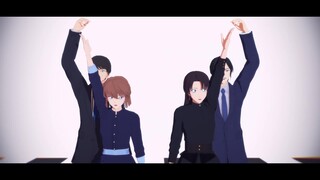 【MMD Conan】Cherry Hunt oleh Miyano Sisters dan Morobu Brothers