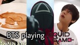 BTS playing SQUID GAME