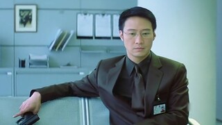 Wearing a suit and gold-rimmed glasses, he is scary even across the screen. This is the gentle kille