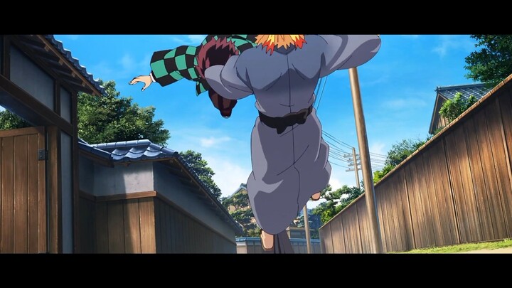 tanjiro fight with demon 👿