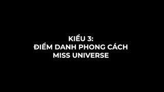 Điểm danh theo kiểu Miss Universe #funny #haihuoc