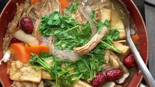 canh sâm bổ lượng.bồi bổ sức khỏe?món chay
