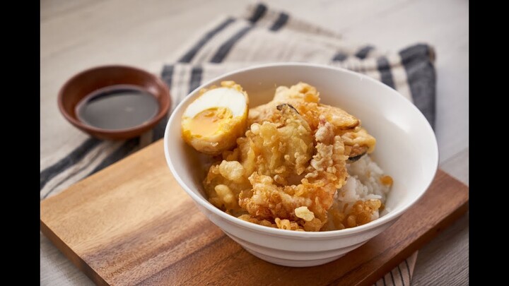 ข้าวหน้าเทมปุระไข่ออนเซ็น (เทนด้ง)