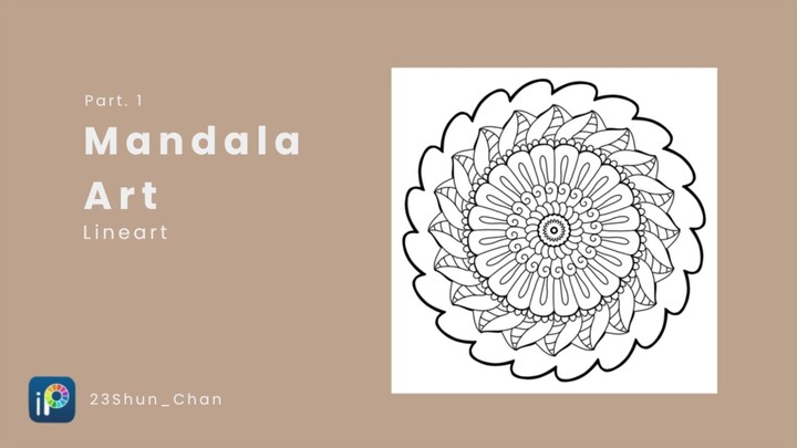 Mandala Art, Lineart Part. 1
