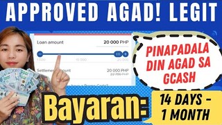 Approved agad ang Loan up to ₱20,000 at ipadala din agad sa GCASH ang pera!