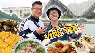FOOD TOUR VĨNH PHÚC // Ăn Bánh mỳ BÀ TOA, bún mọc chả, ỐC HẤP MẮM, bánh xèo // Ninh Travel