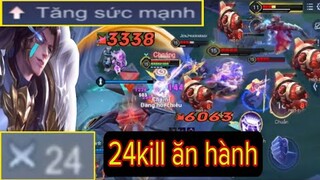 Triệu Vân tăng sức mạnh | Ăn 24 kill vẫn bị ăn hành - Ảo vậy Trời