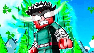 8 Gates Rock Lee In Naruto Roblox!