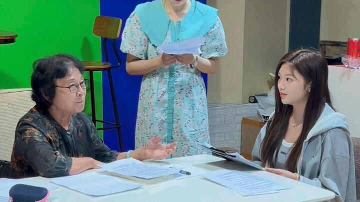 As soon as the teacher spoke, I thought the voice was coming straight out of the TV.