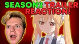 Miss Kobayashi's Dragon Maid Season 2 TRAILER! REACTION