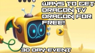WAYS ON HOW TO GET DRAGON TV DRAGON FOR FREE | Dragon City 2021 |