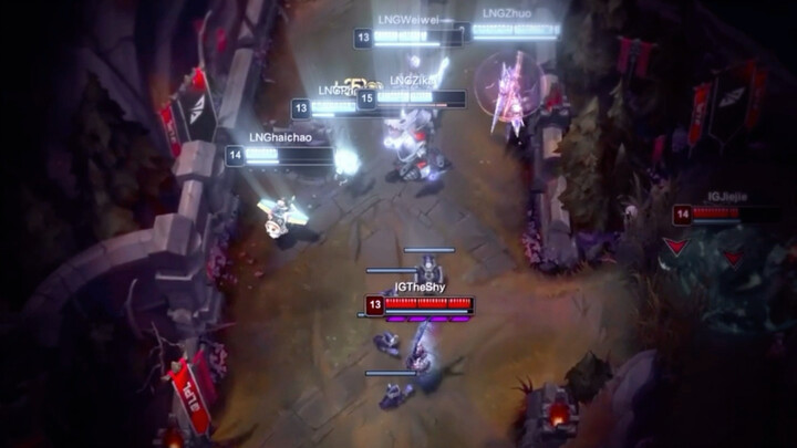 The five players on the other team will go over there because it’s TheShy.