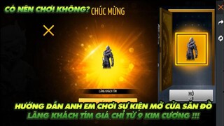 FREE FIRE | HƯỚNG DẪN ANH EM CHƠI SỰ KIỆN SĂN ĐỒ LÃNG KHÁCH TÍM TỪ 9 KIM CƯƠNG - CÓ NÊN CHƠI KHÔNG?