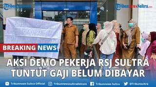 🔴 Aksi Demonstrasi Pekerja RSJ Sulawesi Tenggara Tuntut Gaji Periode Mei-Desember 2024 Belum Dibayar