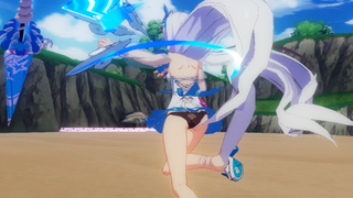 Ratu pakaian renang dalam gerakan lambat! Begitu banyak air! (mengacu pada efek khusus) ------- Honkai Impact 3 action slow play ultra-clear 60 frame