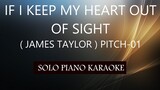 IF I KEEP MY HEART OUT OF SIGHT ( JAMES TAYLOR ) ( PITCH-01 ) PH KARAOKE PIANO by REQUEST (COVER_CY)