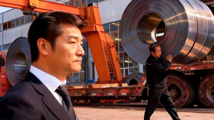 There isn’t a single poet in this steel coil factory.